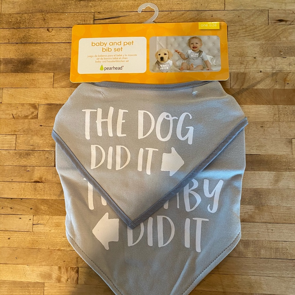 Baby And Pet Bib Set